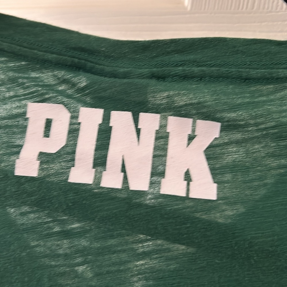 Rare Colorado State Rams PINK Victoria’s Secret Collegiate football shirt SMALL - Picture 9 of 16